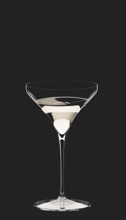 Набор бокалов для мартини 2 шт 270 мл Riedel Martini Австрия на черном фоне