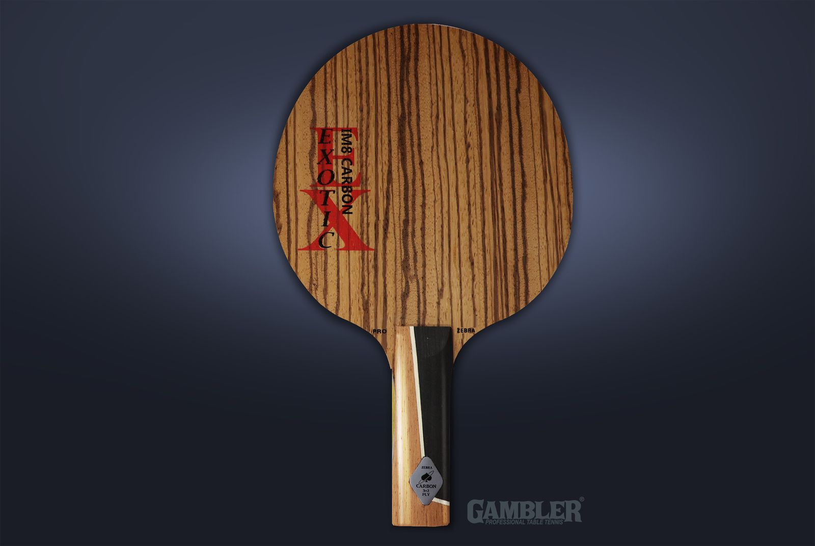 Основание GAMBLER ZEBRAWOOD IM8 CARBON STRAIGHT фото №2