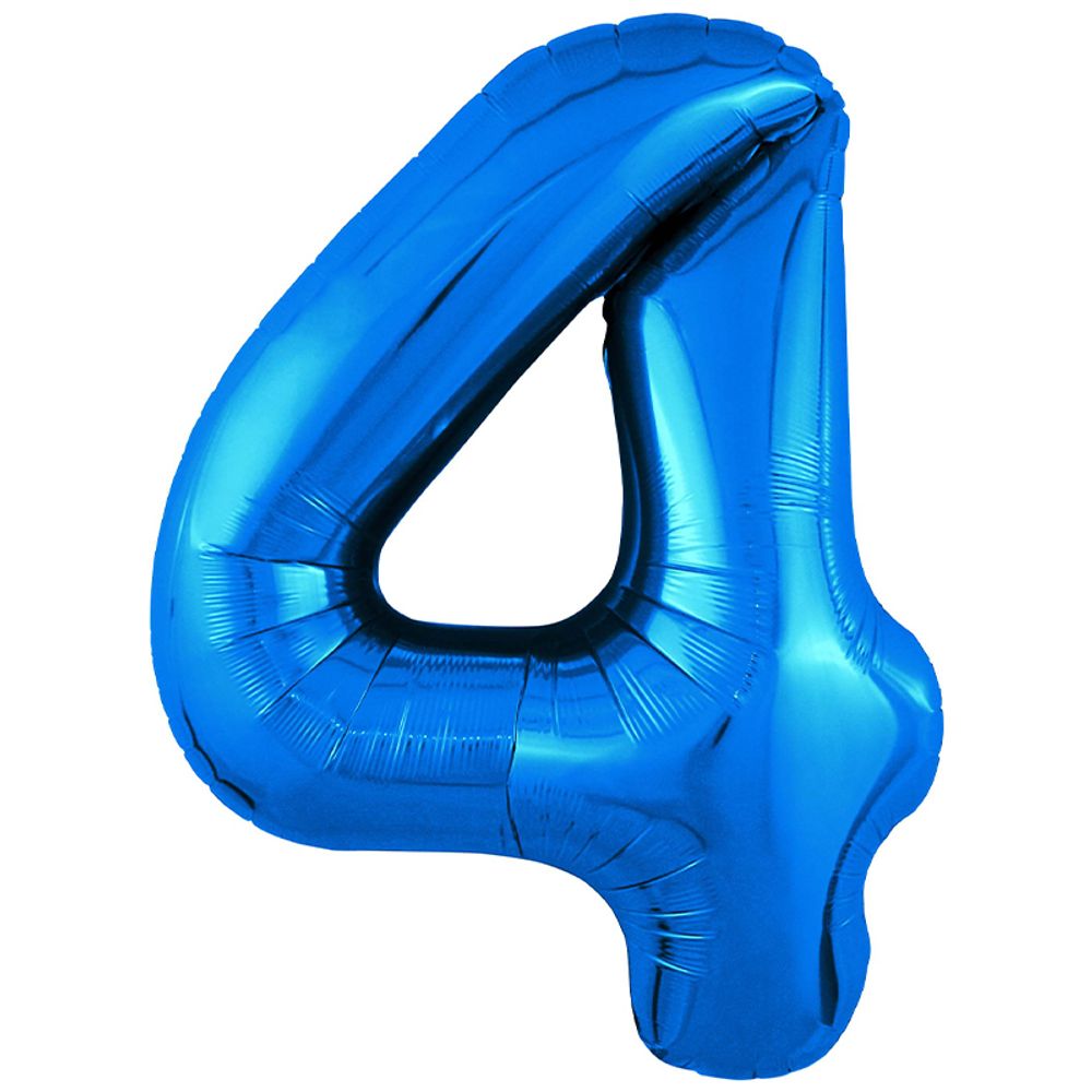 Ag (40&#39;&#39;/102 см) Цифра, 4 Slim, Синий, 1 шт. в уп.