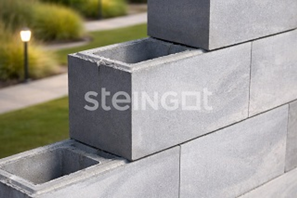 Архитектурный блок 500*200*200 Серебристый камень (Stein Silver)