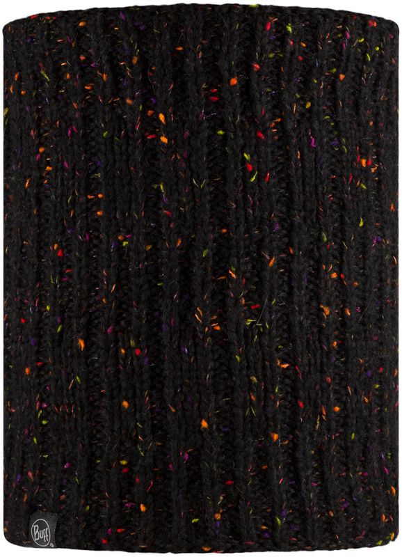 Вязаный шарф-труба с флисом Buff Neckwarmer Knitted Fleece Kim Black Фото 2