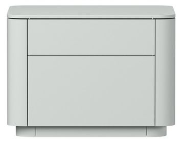Тумба прикроватная Tammi 2 ящика ширина 50 см (светло-серый)