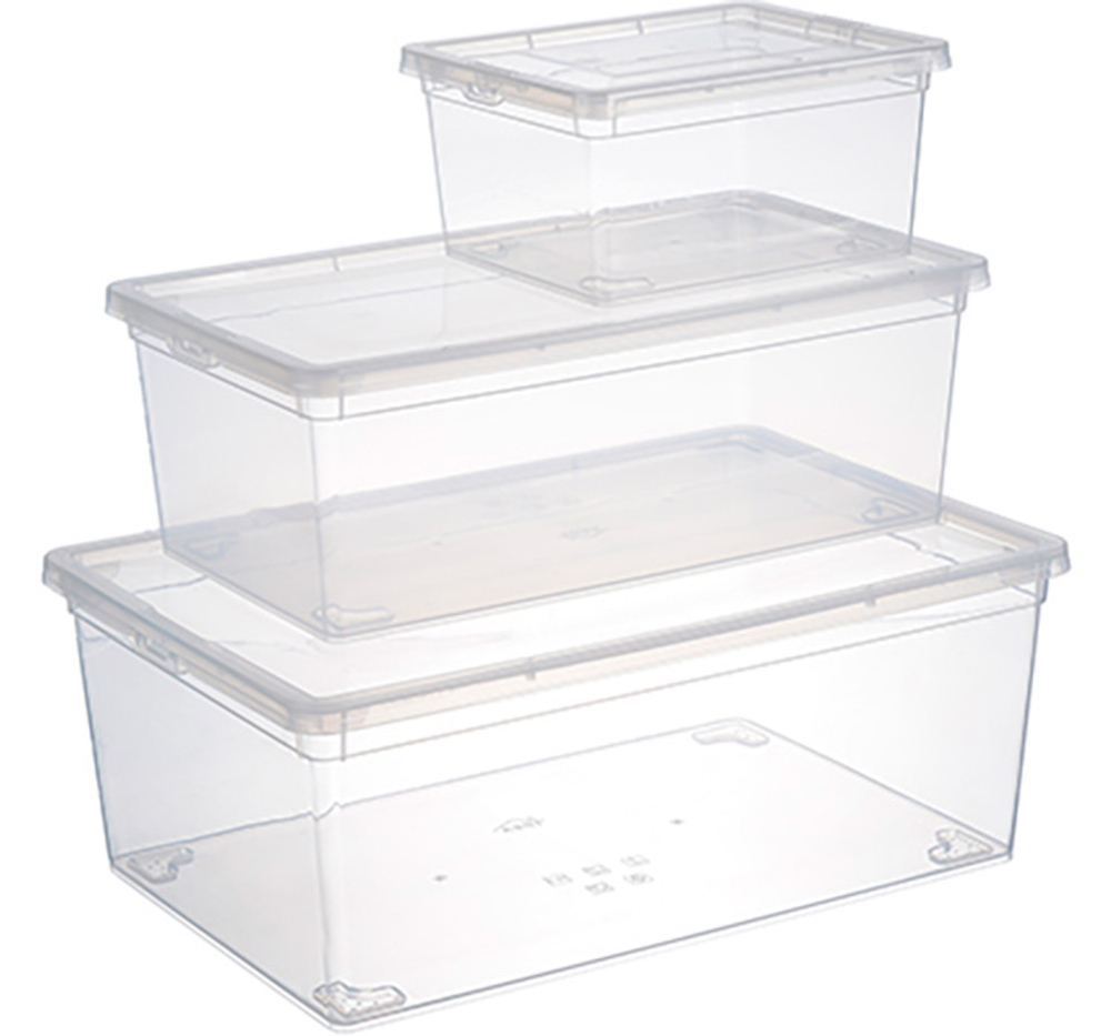 Ящик прозрачный 10л 370х250х140мм М2352