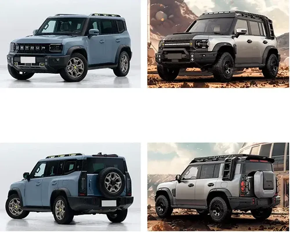 Силовой обвес для Jetour Traveller T2 2023+ Джетур Платформа на крышу Бампер Лестница Арки Спойлер