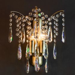 Citilux Селена CL302323 Бра хрустальное Бронза