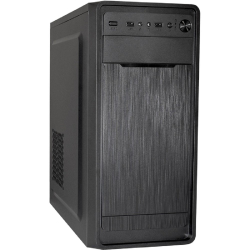 Корпус для компьютера Exegate EX283069RUS Корпус Miditower ExeGate XP-332 Black, ATX, , 2*USB, Audio