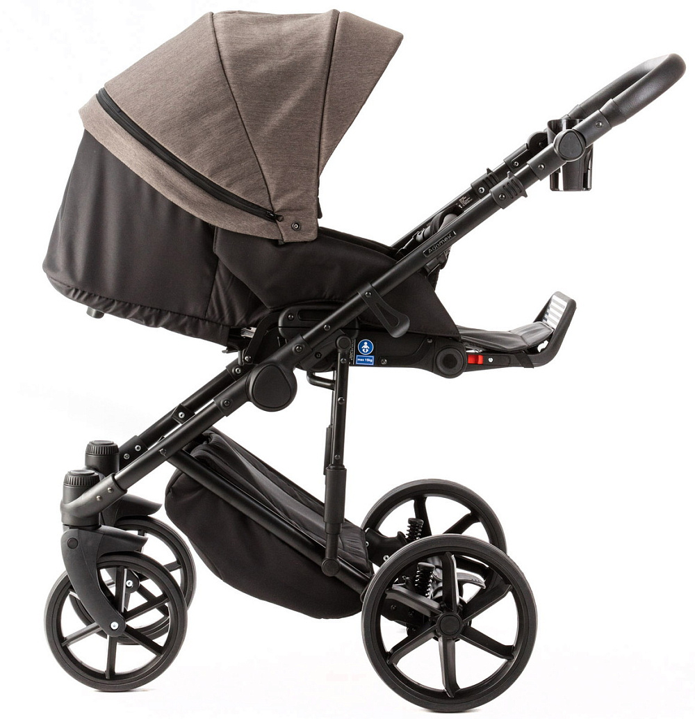 Детская коляска Adamex Locco Light 3 в 1 LL-TK21 TIP (ШОКОЛАД)