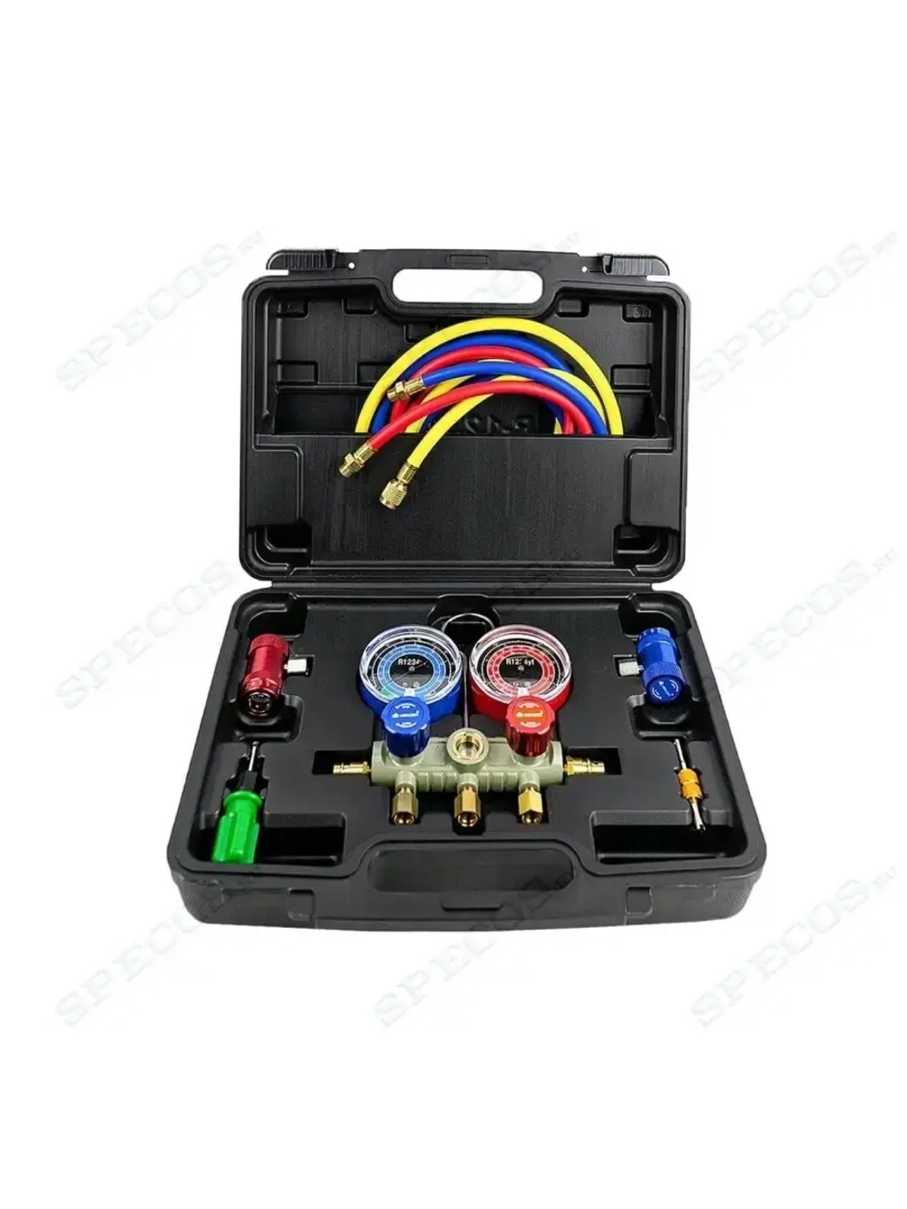 Манометрический коллектор, MANIFOLD ZR-S60-1234, для заправки новым фреоном R1234yf