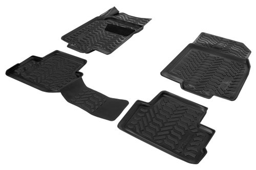 Коврики в салон автомобиля AutoFlex для Nissan Qashqai II поколение (Российская сборка) 2015-2019 2019-н.в., полиуретан, 4 части, 9410301