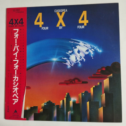 Винтажная виниловая пластинка LP Casiopea 4 X 4 (Four By Four) (Japan 1982) (Obi)