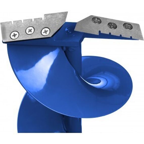 Ледобур HS-180D левое вращение, цельнотянутый шнек, высота шнека 40см (LH-180LD) Helios