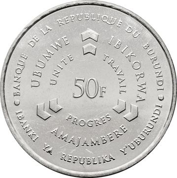 50 франков 2022 Бурунди