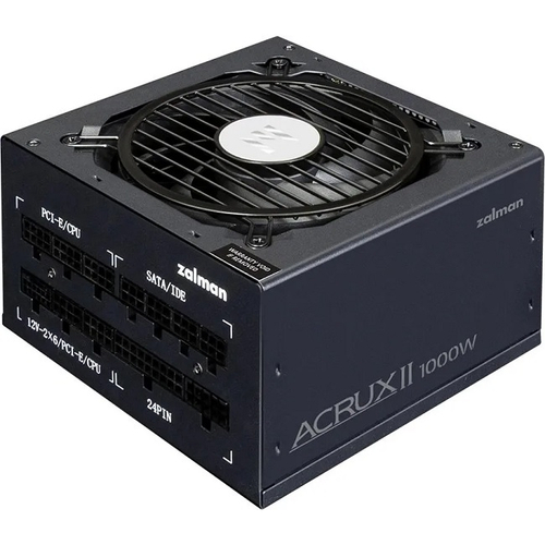 Блок питания Zalman 1000W Acrux II, модульный, 16 pin PCIe 5.1, 80 PLUS Platinum (ZM1000-ARX2)