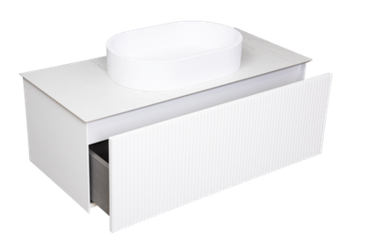 Тумба под раковину La Fenice Terra Bianca белый 100 FNC-01-TER-B-100