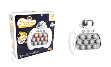 Электронный POP IT  игровая приставка " Космонавт "