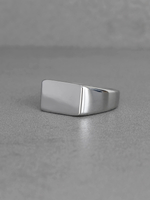 Печатка из стали в минималистичном дизайне