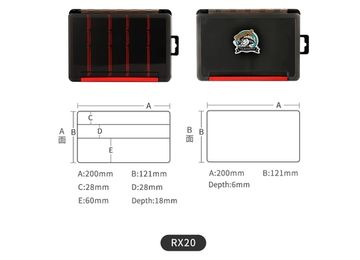 Коробка для приманок Tsurinoya Double RX