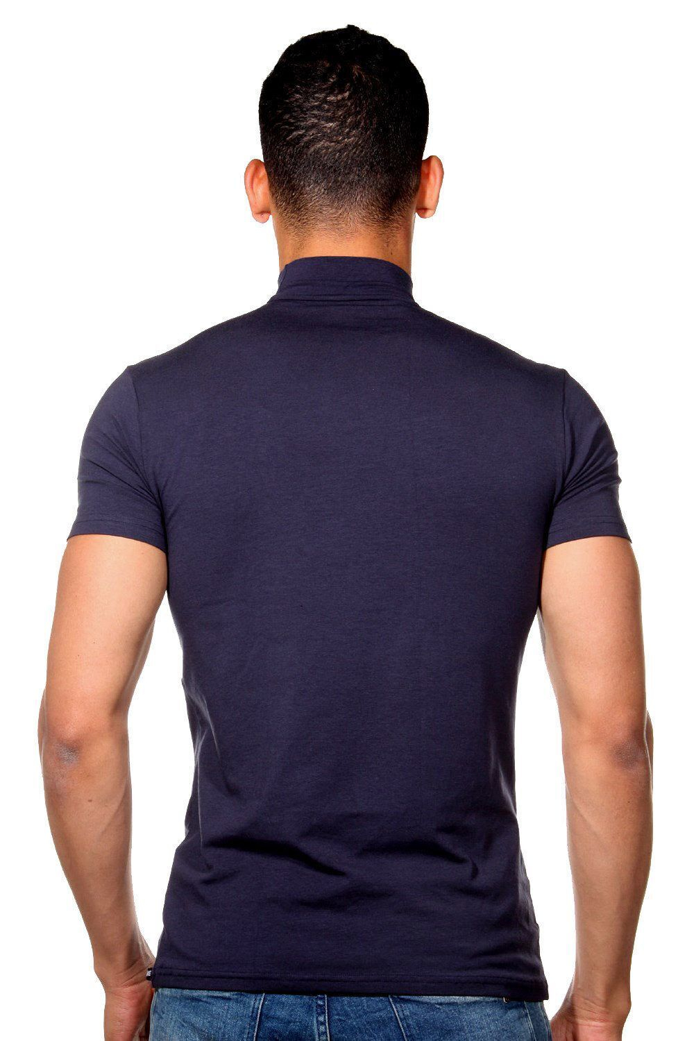 Мужская футболка с воротником-стойкой Doreanse City (Размер: S) (Цвет: белый)