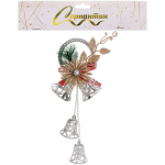 Украшение новогоднее «Звон праздника» 12*30 см, Серебро