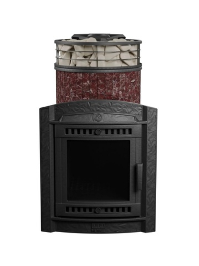 Печь банная «Атмосфера L» Россо Леванто ламель+сетка с тоннелем