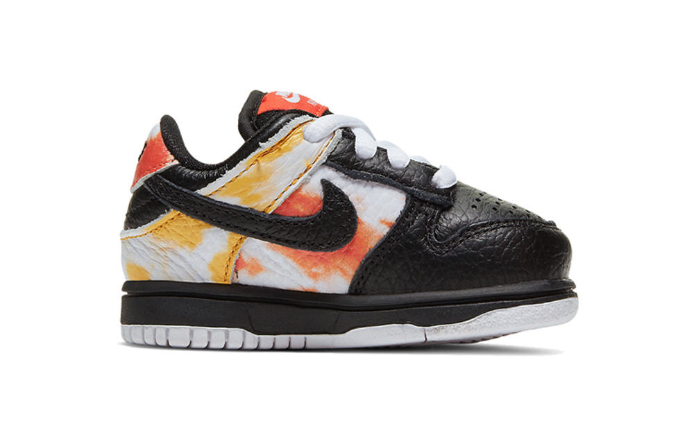 Baby Nike Dunk SB QS "Roswell Raygun" alien casual retro non-slip wear-resistant low-top sneakers tie-dye