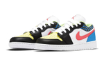 Jordan Air Jordan 1 Low top Basketball Shoes Black Yellow Blue Unisex