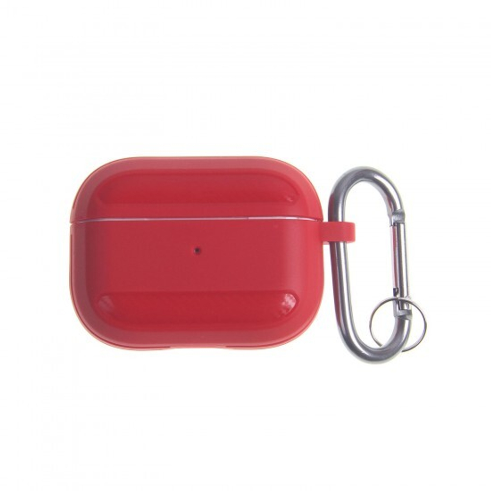 Чехол для AirPods Pro, карбоновый, WIWU APC005, 012532 Красный