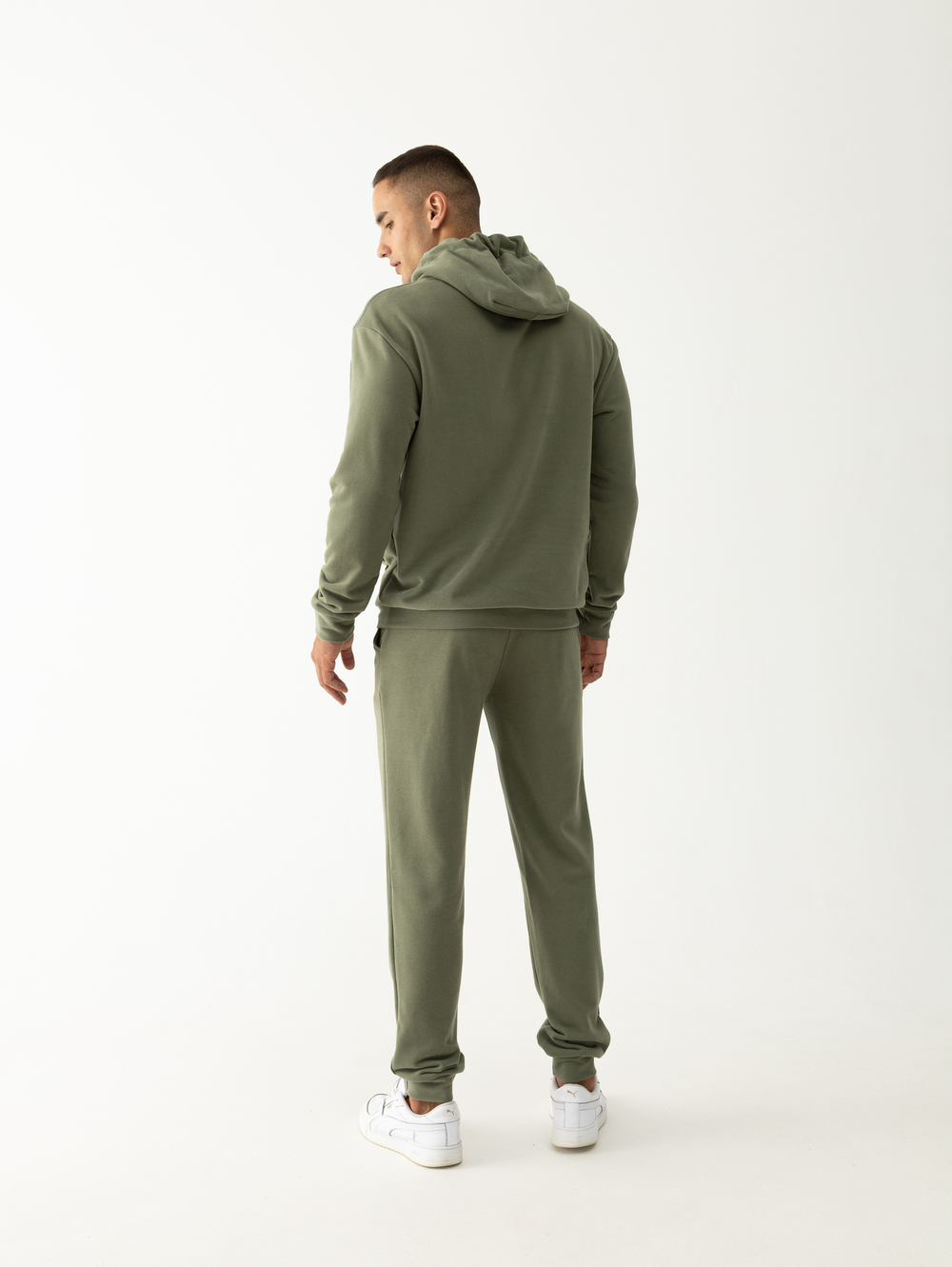 Костюм мужской спортивный (без начеса). Олива