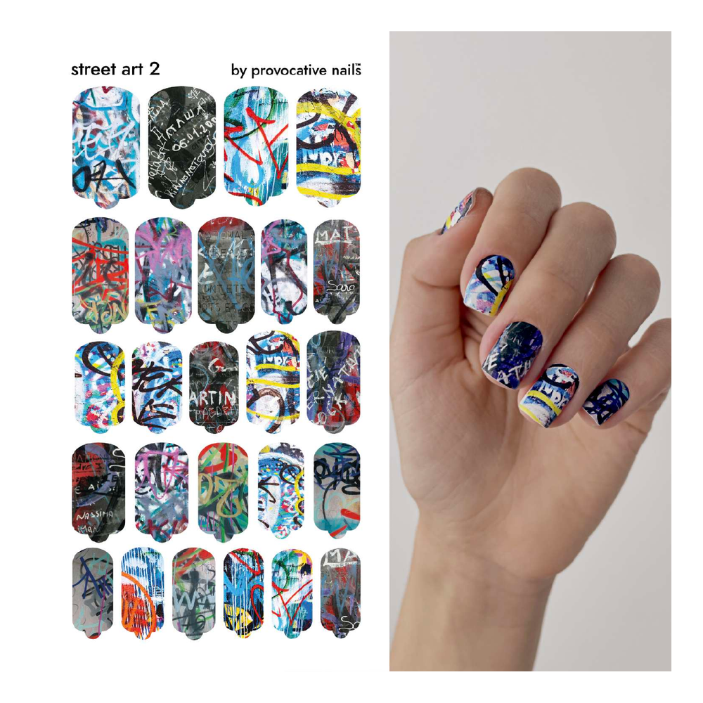Пленки для маникюра Provocative Nails street art 2