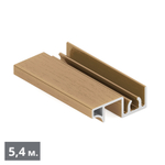 SLIMLINE Рамка верхняя узкая (5,40 м) золото шлифованное (AL) (AV0588) Aristo (Акция)