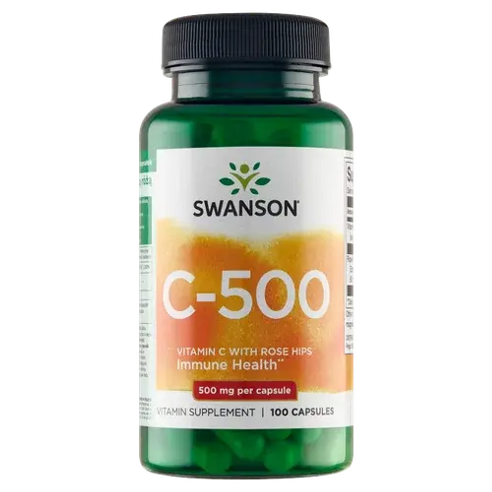 Swanson Витамин C 500 мг - 100 капсул