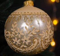 Набор стеклянных шаров Золото Королевы, 13 предметов, золото, Витус (878/6/1)