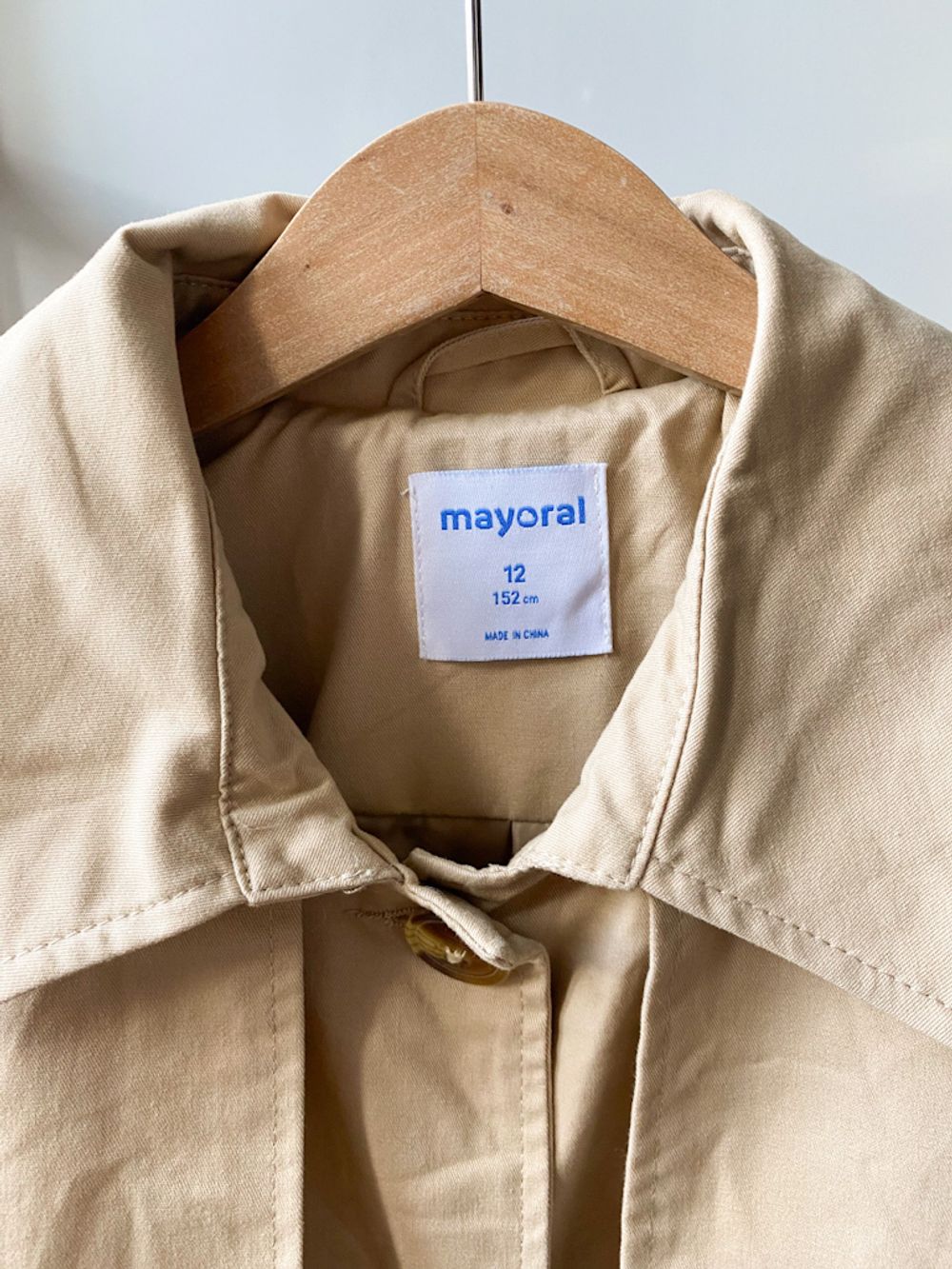 Хлопковый тренч Mayoral, 152