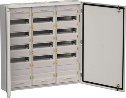 Корпус ЩРн-180 (3х60) TITAN 5 835х830х140 IP54 метал. сер. IEK TI5-50-N-3X060-54-7035