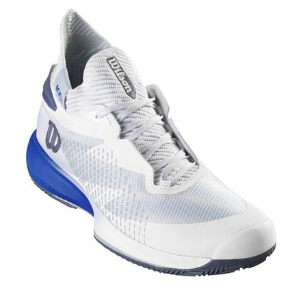 Мужские кроссовки теннисные Wilson Kaos Rapide SFT Clay- white/sterling blue/china blue