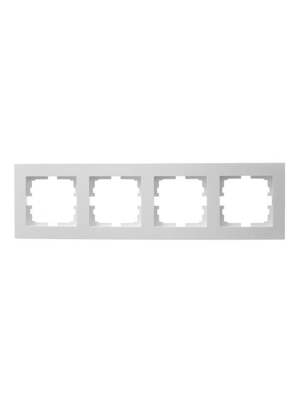 Рамка 4-местн. горизонт. VESNA бел. LEZARD 742-0200-149