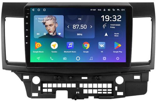 Магнитола для Mitsubishi Lancer X 2007-2016 (рамка 10) - Teyes CC2 PLUS монитор 10.1" QLED, Android 10, Быстрая, SIM-слот