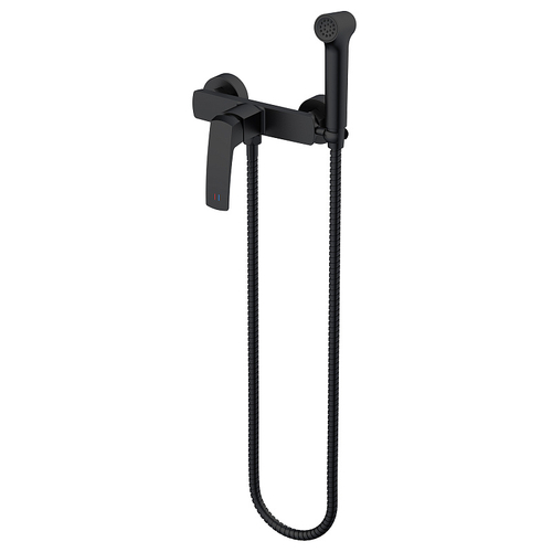 Гигиенический душ Azario Conda со смесителем, керамический картридж, шланг 150 см, черный матовый (AZ-K2511B)