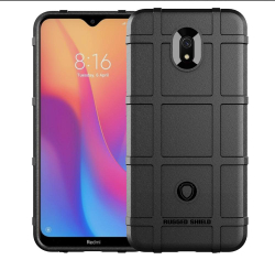 Чехол для Xiaomi Redmi 8A цвет Black (черный), серия Armor от Caseport