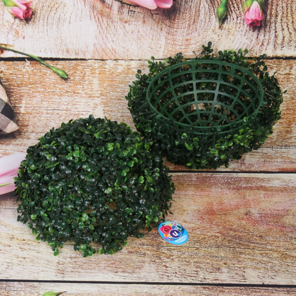 Искусственное растение шар «Самшит» темно-зеленый D-27см Ultramarine