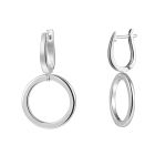 Серьги Круги подвижные