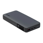 Внешний аккумулятор AUKEY Sprint X 20K 65W (20000 мА·ч) Проводная зарядка: 2 USB-C, USB-A. Беспроводная зарядка: нет. Есть дисплей, поддержка PD 3.0 и PPS. Энергоёмкость — 74 Вт·ч. Максимальная выходная мощность — 65 Вт
