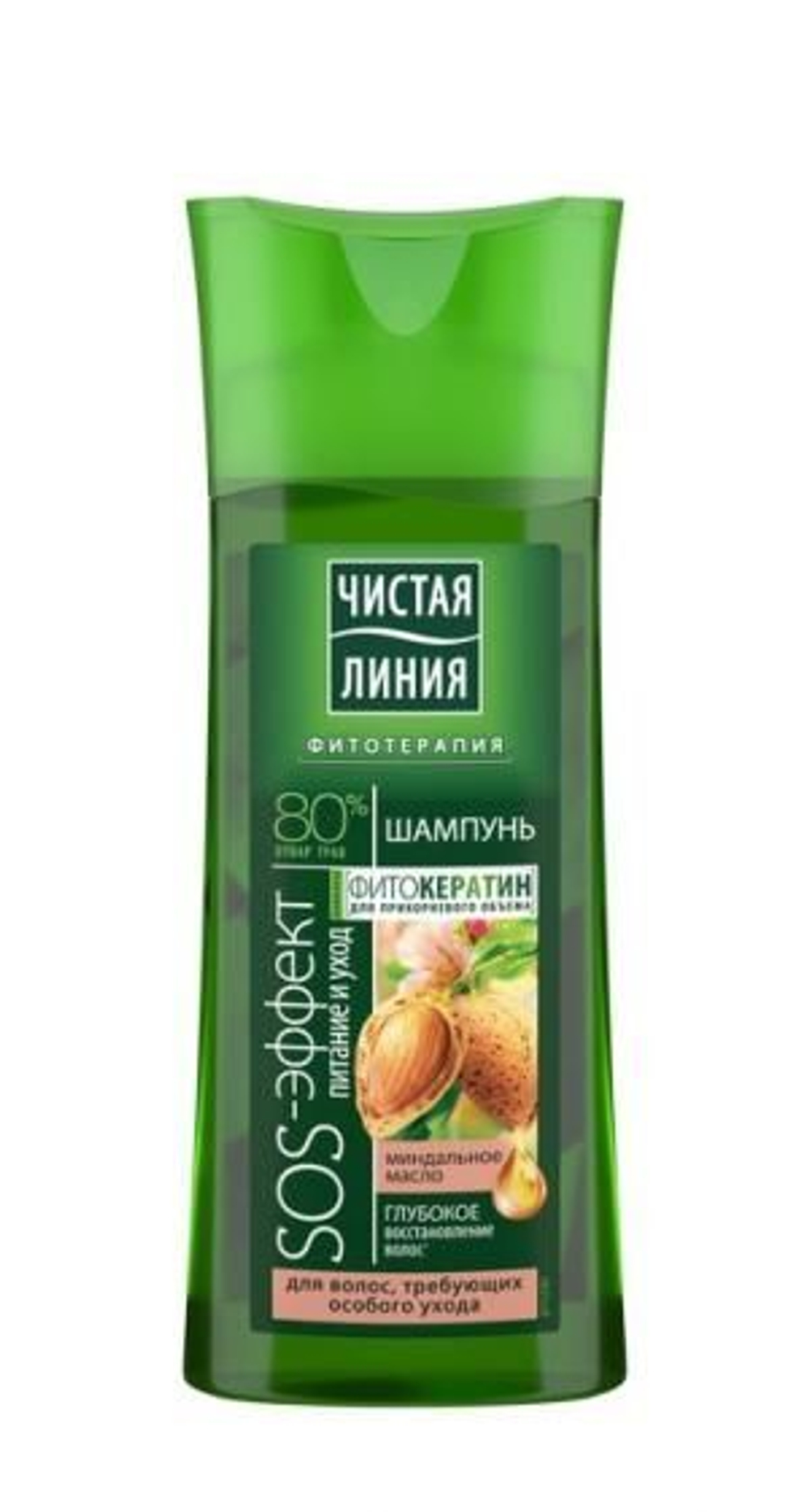 Чистая Линия 400мл. Шамп. Шелковистый блеск Клевер д/окрашенных волос