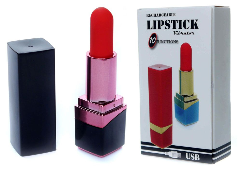 Мини-вибратор в форме помады Boys of Toys, черный