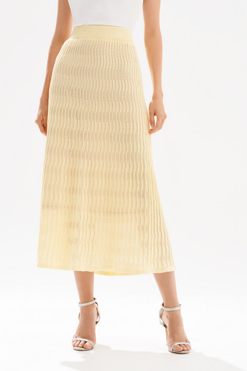 4949 Юбка женская (желтый)