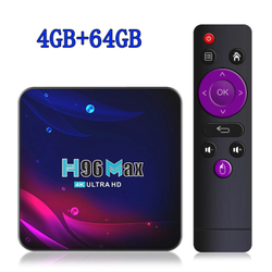 Смарт-ТВ H96 Max V11, Android 11, 4 + 64 ГБ, 4K, 4GB 64GB