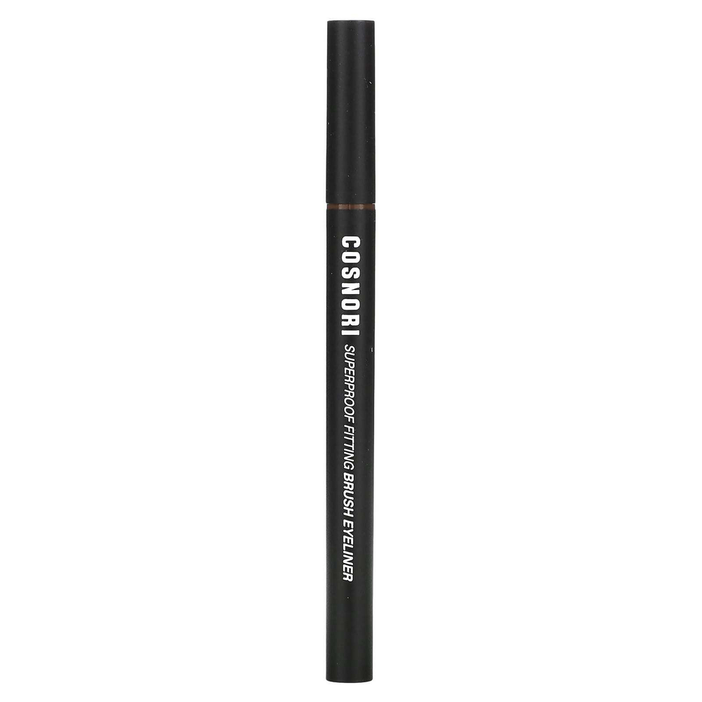 Cosnori, Superproof Fitting Brush Eyeliner, коричневая подводка, 0,6 г (0,02 жидк. унц.)