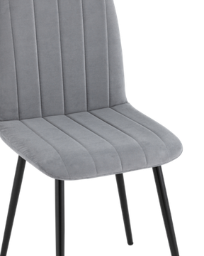 Стул Easy велюр серый