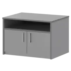 Тумба под оргтехнику АТ-10 Серый 800x600x600 Арго