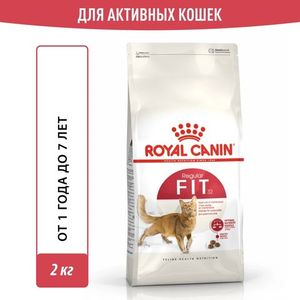 Корм для кошек, Royal Canin Fit 32, с умеренной активностью, бывающих на улице